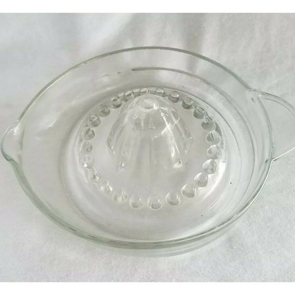 VTG GLASS CITRUS REAMER BAR KITCHEN MARKED MEXICO TPC - Picture 1 of 3